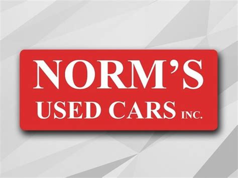 Norms used cars - Used Nissan Rogue Save $6,758 on 7,204 Deals. 20,163 Listings from $2,500. Used Chevrolet Tahoe Save $13,044 on 3,747 Deals. Norms Used Cars, Inc. is rated 3.9 stars based on analysis of 381 listings. See full details showing the dealer's price competitiveness, info transparency, and more.